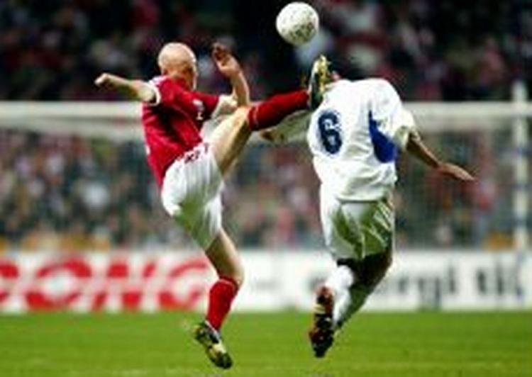 Kasper Bøgelund er skadet inden Danmarks EM-kampe mod Rumænien og Bosnien. Foto: Thomas Wilmann 