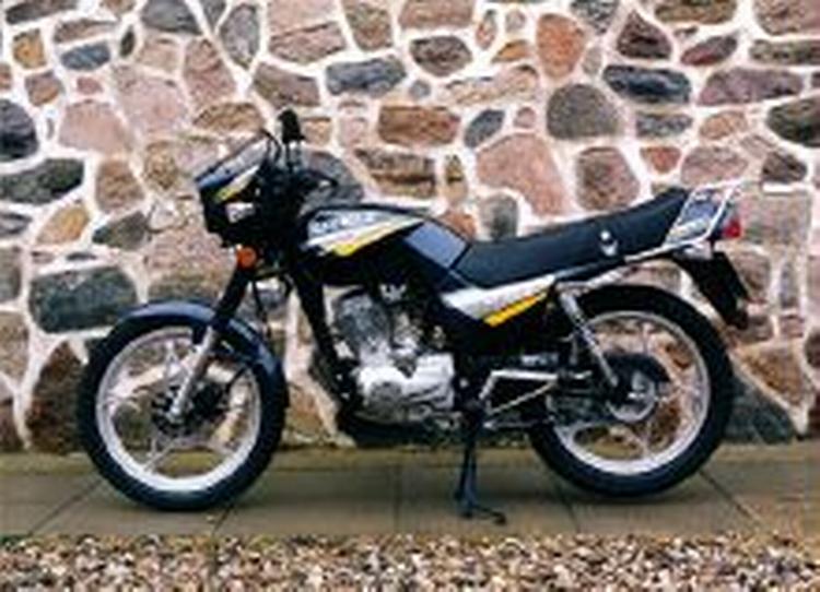 Tidsmæssigt siger Grand Puma-designet cirka 1990, men ellers er der meget motorcykel for få penge. - Foto: John de Summer-Brason 