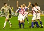 Dario Srna med nummer ti stod for Kroatiens første scoring. - Foto: AP 