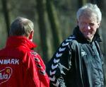 Tålmodighed bliver et kodeord for kampen mod Bosnien, mener Morten Olsen. - Foto: Lars Poulsen 