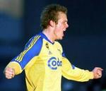 Peter Foldgast sikrede Brøndby videre deltagelse i kampen om pokalen. - Foto: Johnny Frederiksen 