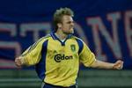 Mattais Jonson sørgede for en fortjent sejr til Brøndby. - Foto: Lars Poulsen 