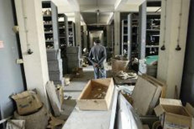 Nationalmuseet i Bagdad blev plyndret. - Foto: AP 