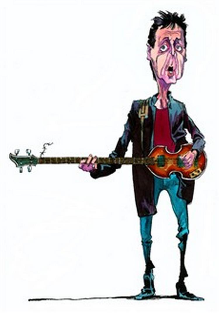 Paul McCartney. - Tegning: Roald Als 