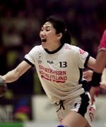 Kinesiske Chao Zhai er blevet kåret som verdens bedste kvindelige hånboldspiller. - Foto: Erik Kragh 