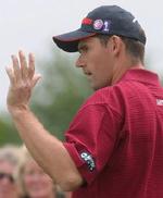 Ireren Padraig Harrington ligger i spidsen af turneringen. - Foto: AP 