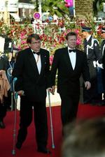 Kulturminister Brian MIkkelsen sammen med Filminstituttets direktør Henning Camre. - Foto: Thomas Sjørup 