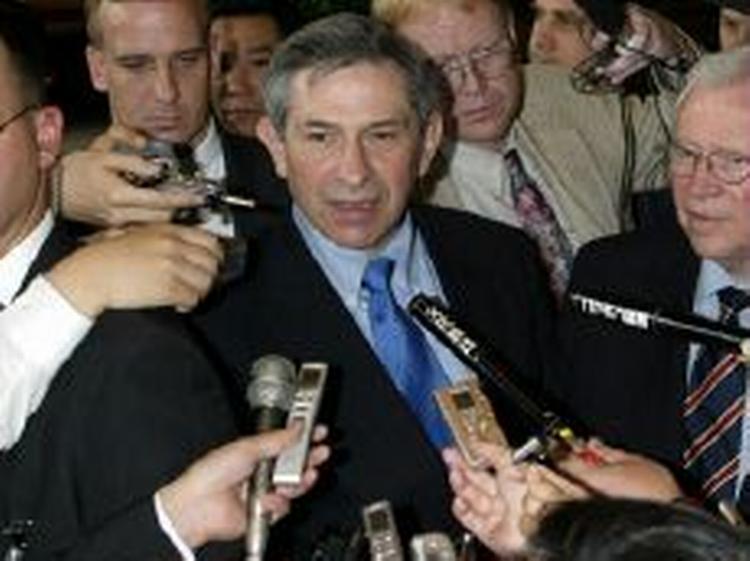 Den amerikanske viceforsvarsminister, Paul Wolfowitz, indrømmer, blev alvorligt misforstået i pressen. - Foto: AP 