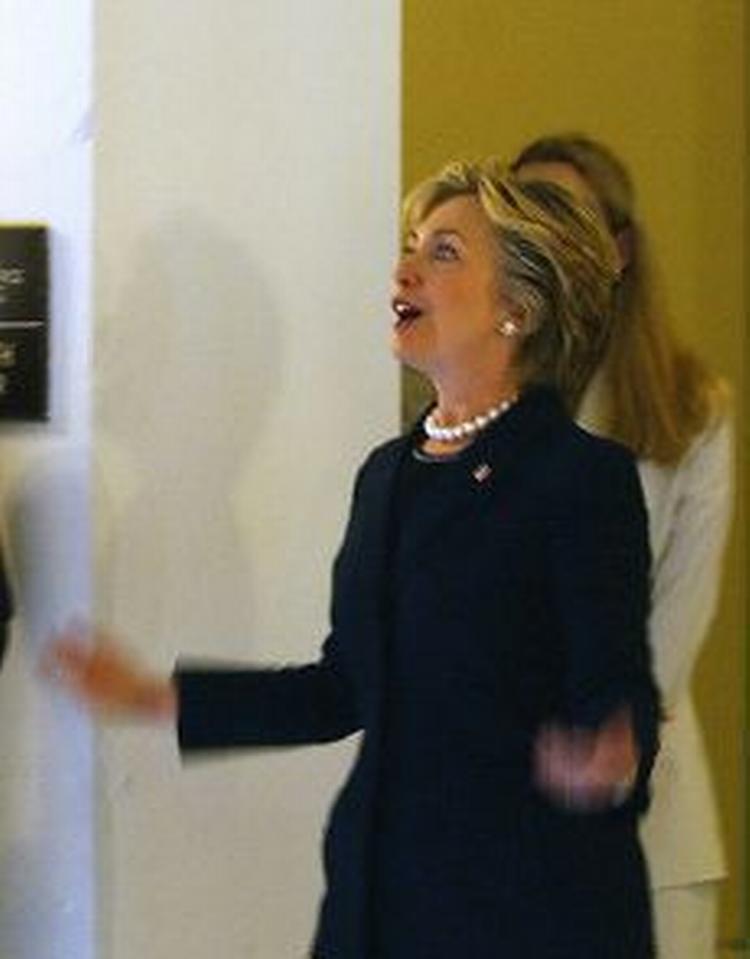 Hillary Clinton er i vælten i USA. Nu kommer der snart en film om hende. - Foto: AP 