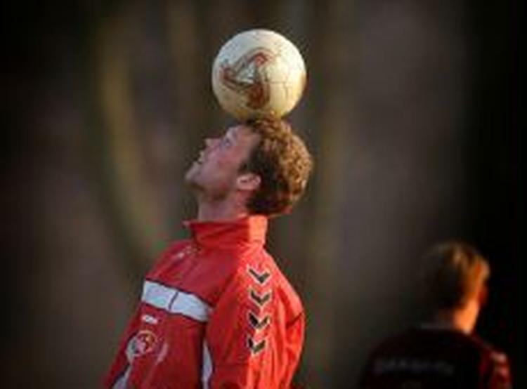 Morten Wieghorst har igen en hovedrolle på landsholdet. - Foto: Kim Agersten 