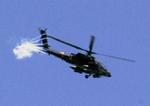 En israelsk Apache-helikopter under angrebet på Hamas' leder. - Foto: AP. 