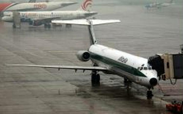 Bomben blev fundet ombord på et Alitalia-fly. - Foto: AP 