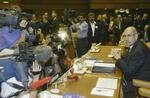 Mohammed ElBaradei fra IAEA før dagens møde i Wien. - Foto: AP 