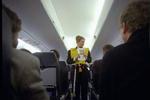 Luftfartsfunktionærer i SAS - bl.a. stewardesser - bliver nu stævnet for Arbejdsretten. - Foto: Peter Hove Olesen 