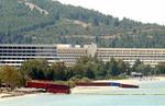 Det græske hotel nær Thessaloniki, hvor EU-topmødet blev afholdt .- Foto: AP 
