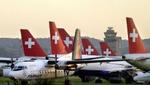Swiss Internaional Air Lines er økonomisk presset og må lade flyene blive på jorden. - Foto: AP 