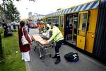 Bremserne svigtede, da en bus påkørte en anden ved Nørreport Station i København. Fire personer fik lettere skrammer og måtte en tur på hospitalet. Nu vil EU have et charter for trafiksikkerhed.   Foto: Thomas Borber 