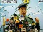 Mohammed Saeed al-Sahaf som vi husker ham under krigen. - Foto: AP 