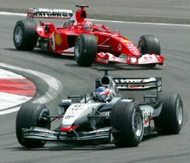 McLarens flyvende finne, Kimi Räikkönen startede i pole position men måtte udgå med en defekt motor. - Foto: AP 