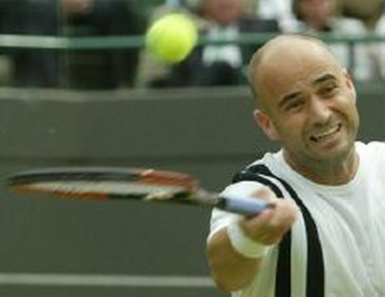 Agassi tabte i fjerden runde. - Foto: AP 