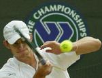 Andy Roddick sendte Jonas Björkman ud med maner. - Foto: AP. 