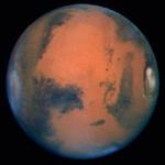 Mars set gennem Hubble-teleskopet i 1997. - Arkivfoto: AFP 