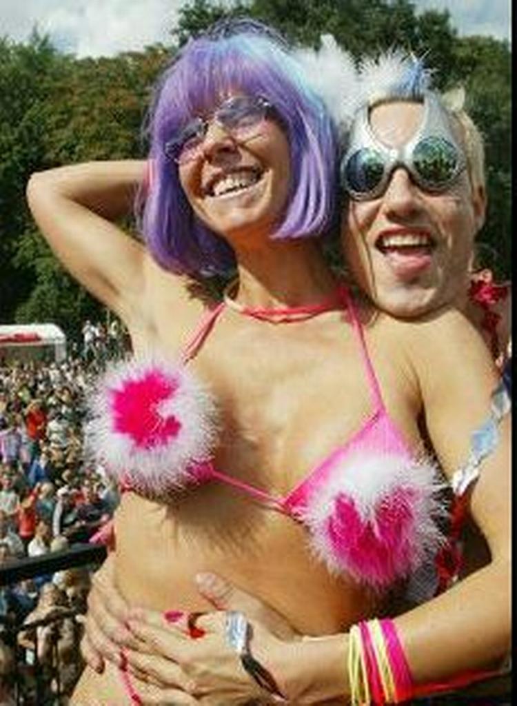 Parat til fest. Foto: AP 