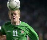 Den irske landsholdsspiller Damien Duff er formentlig på vej til Chelsea. - Foto: AP 