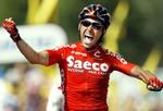 Gilberto Simoni havde inden løbet udråbt sig selv som udfordrer til Lance Armstrong. - Foto: AP 