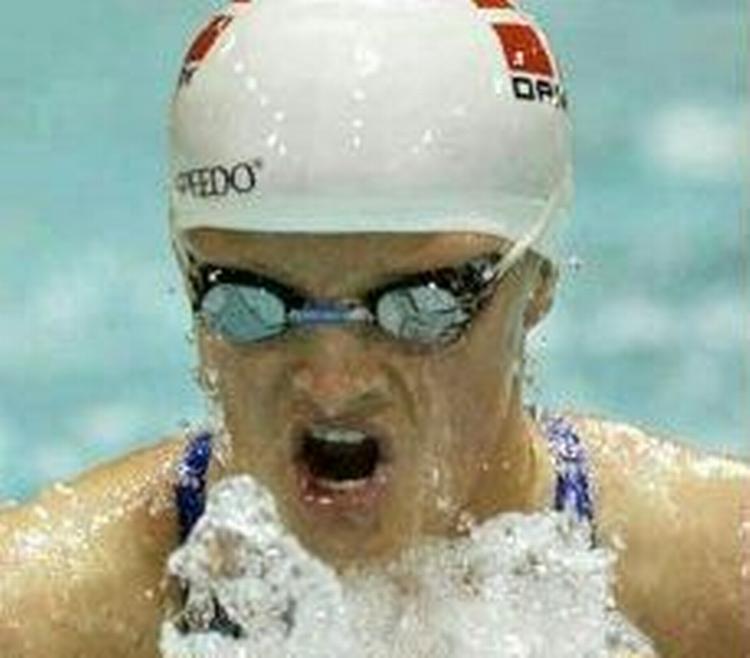 Majken Thorup måtte nøjes med en 16. plads, og dermed blev semifinalen endestation for hende. - Foto: AP 