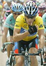 Mesteren og udfordren. Lance Armstrong og Jan Ullrich. - Foto: AP 