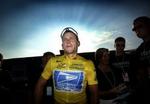 En femdobbelt tourvinder med trætte ben i Hadsten. Armstrong blev nummer 7. - Foto: Andreas Szlavik 