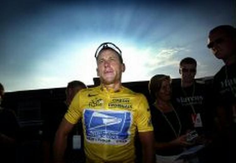 En femdobbelt tourvinder med trætte ben i Hadsten. Armstrong blev nummer 7. - Foto: Andreas Szlavik 