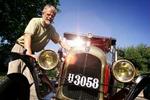 Smedens bil, en Citroën C 5HP fra 1923, har fået et nyt hjem i Brønshøj. Lars Cramer-Petersen overtog bilen i 1993, og da var den stadig i forbavsende god stand. - Foto: Martin Lehmann 
