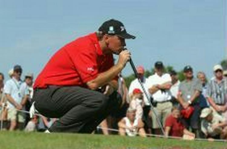 Thomas Bjørn er bedste dansker med otte slag under par. - Foto: Finn Frandsen 