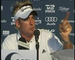 Pressemøde med Ian Poulter efter sejren ved Nordic Open. - Foto: Localeyes 