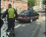 Politiet fandt den stjålne BMW samt biltyvene på Østerbro. - Foto: Localeyes 
