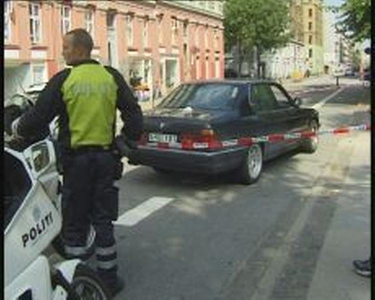 Politiet fandt den stjålne BMW samt biltyvene på Østerbro. - Foto: Localeyes 