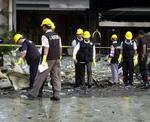 Den formodede bombemand omkom under attentatet. - Foto: AP 