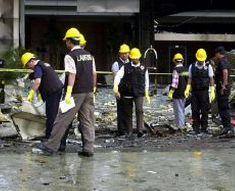 Den formodede bombemand omkom under attentatet. - Foto: AP 