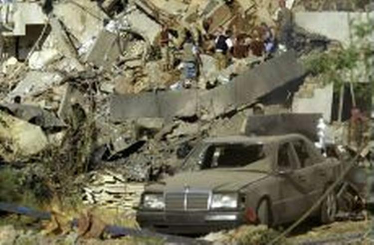 Bomben var ifølge FBI fremstillet af over 500 kilo sprængstof. - Foto: AP 