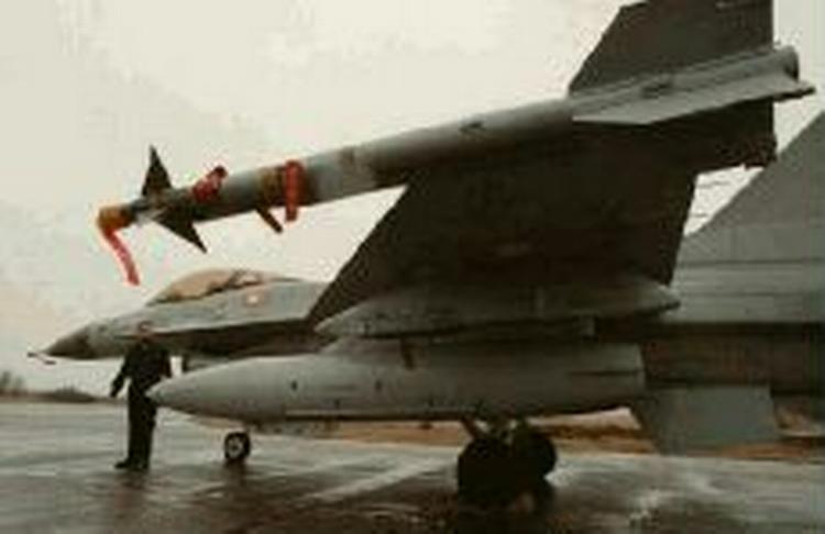 Det var fly af typen F-16, som blev brugt under aktionen. - Foto: Lars Wamberg 