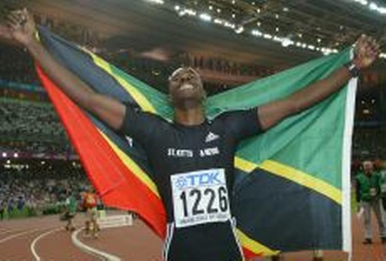 Kim Collins - verdensmester på 100 meter. - Foto: AP 