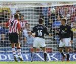 Southampton's James Beattie scorede kampens eneste mål. - Foto: AP 