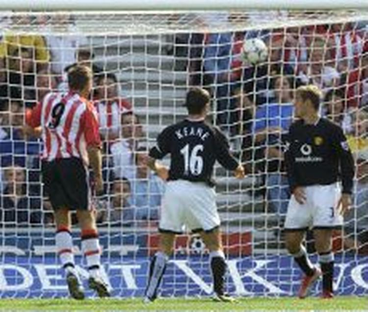 Southampton's James Beattie scorede kampens eneste mål. - Foto: AP 