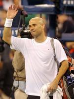 Grand Slam-sejr nummer 200 til Andre Agassi. - Foto: AP 