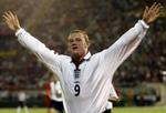 Wayne Rooney har lavet sit første mål på det engelske landshold. - Foto: AP 