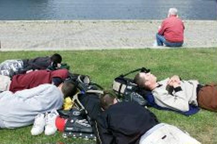 Weekendvejret bliver vejr til at være ude i. - Arkivfoto: Finn Frandsen. 
