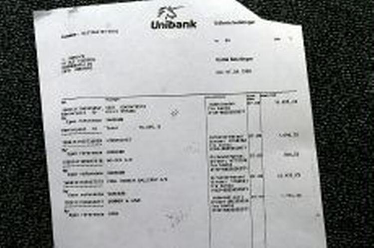 En faktura fra den omdiskuterede sag om svindel i SiD. - Foto: Jan Grarup 