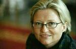 Anna Lindh var en varm fortaler for et ja til euroens indførelse i Sverige. Foto: Pressens Bild 